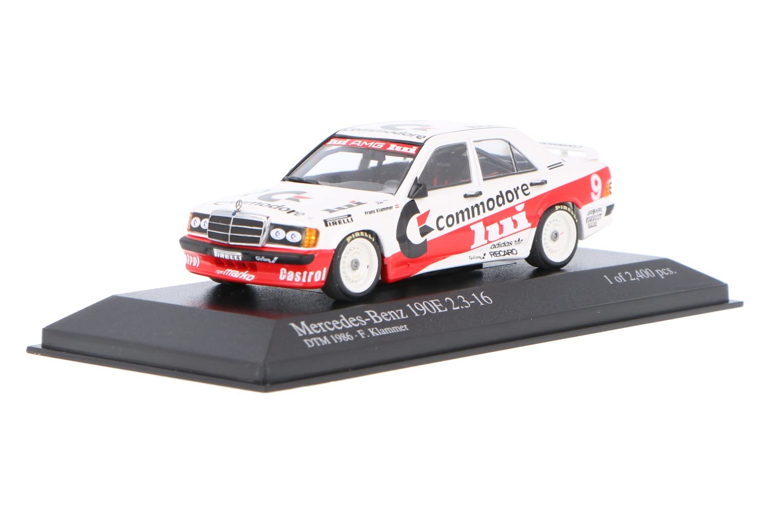 

Minichamps DP Mercedes 190E MARKO KLAMMER Завершенный продукт 1/43 (DTM1986)