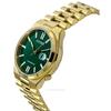 Citizen Pánské hodinky Tsuyosa Gold Tone Nerezová ocel Zelený automatický ciferník NJ0152-51X