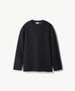 Stico Diems Ripple Knit Round T-Shirt Black (Classic Fit)_Dtswz05Csb