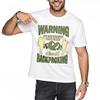 Printed Teenagers Round Neck tshirt Streetwear Warning May Spontaneously Start Talking About Backpacking Classic For Unisex