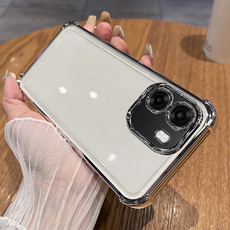 

Compatible Oppo A6S/A6K/A6I Silicone Case with Full Lens Protection, PLT120 Airbag Design A6S
