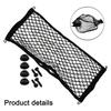 Pocket Storage Net Replacement 2pcs Accessories Black Boat Car Cargo Net Fittings Organizer With Screws 25*60CM
