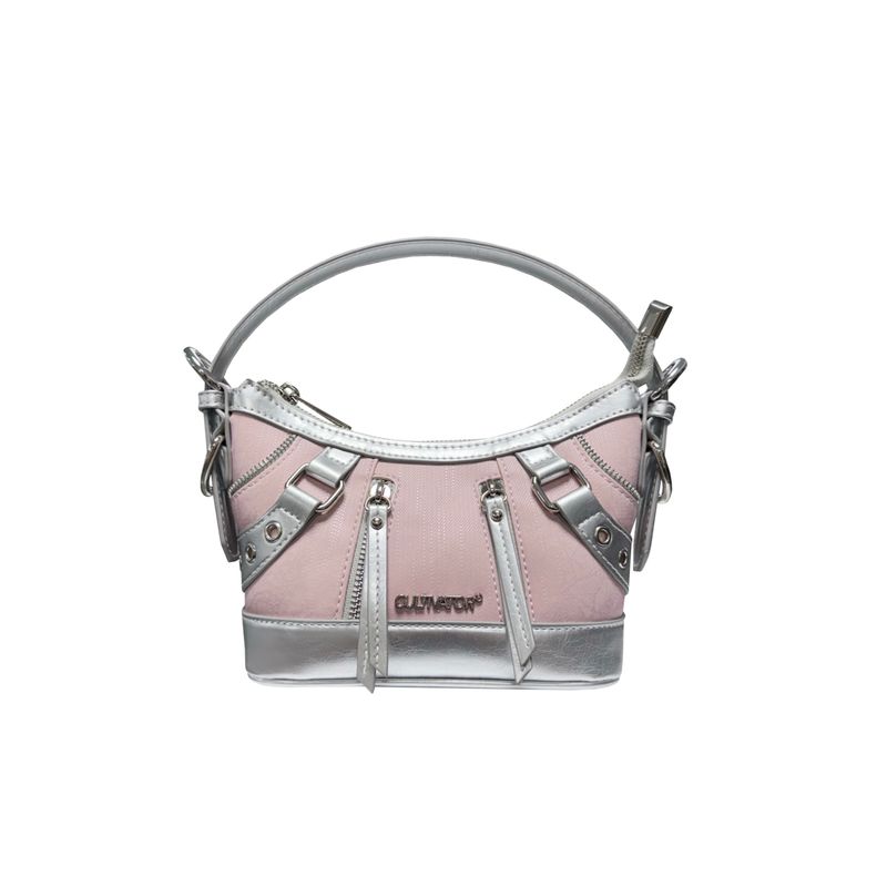 

Cultivator Original Niche Contrast Color Patchwork Dazzling Millennium Gyaru Portable Shoulder Lunch Box Bag 2025 Amoi Pink (In Stock)