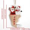 Playful Christmas Wooden Ornaments Featuring Santa And Snowman Hats For Joyous Celebrations Holiday