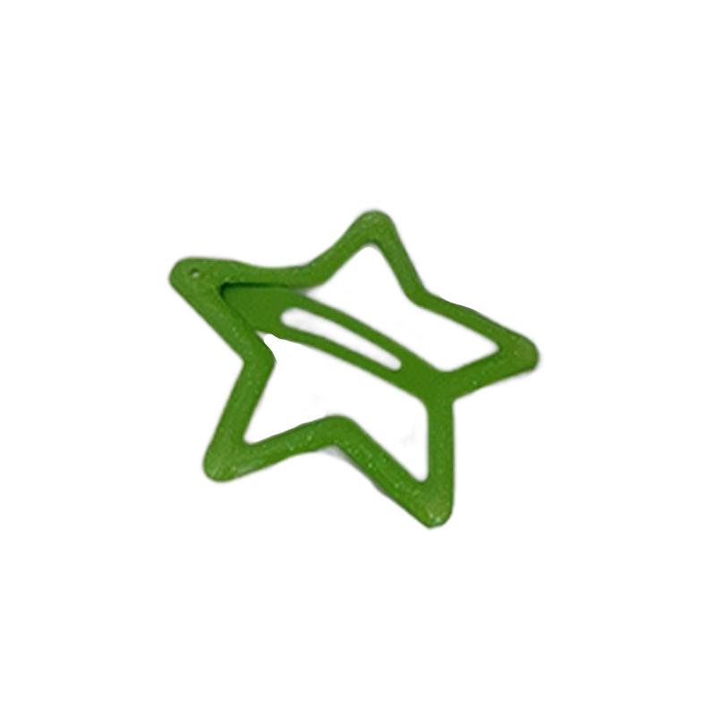 Colorful Y2K Star Hair Clip for Baby & Women - Decorative Side Bangs & BB Clip Hair Accessory