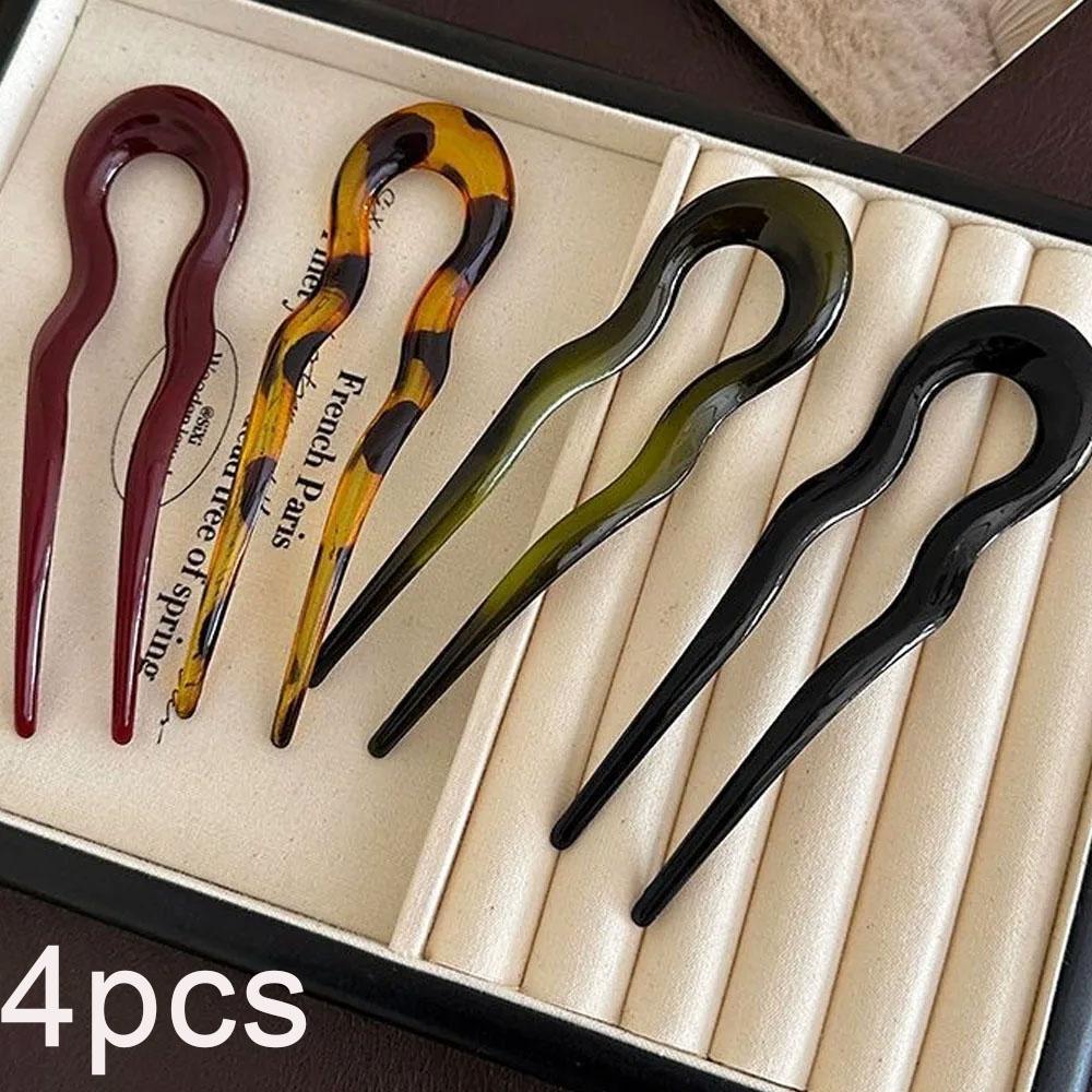 

U-образная шпилька Модный и простой аксессуар для волос Французская шпилька Китайская шпилька U-образная шпилька Аксессуары для волос