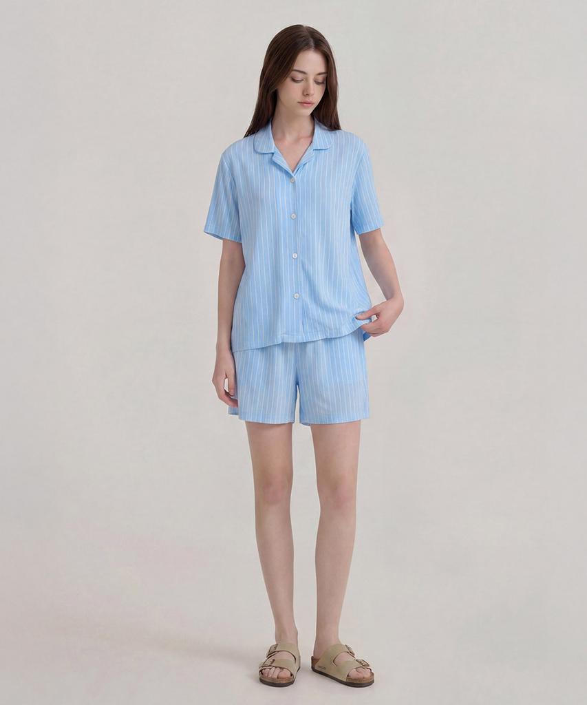 Oleusitte Women'S H129 Cooloon Short Sleeve Pajama Set