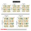 2Pcs,2D Plane Printing Curtains&Window Treatment Colorful Birds On Branches Polyester (Without Rod) Outdoor Decorations Ldeal