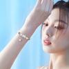 Cat's Eye Stone Bracelet for Women, Unique Design, Exquisite and Luxurious, Pixiu Strawberry Crystal Bracelet