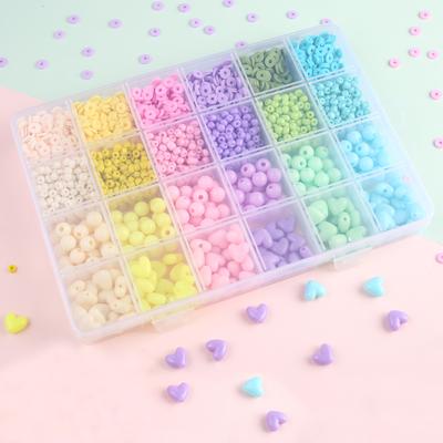 24Slots Storage Box Transparent Plastic Containe For DIY Jewelry Beads Carring Cases Rectangle Box Case