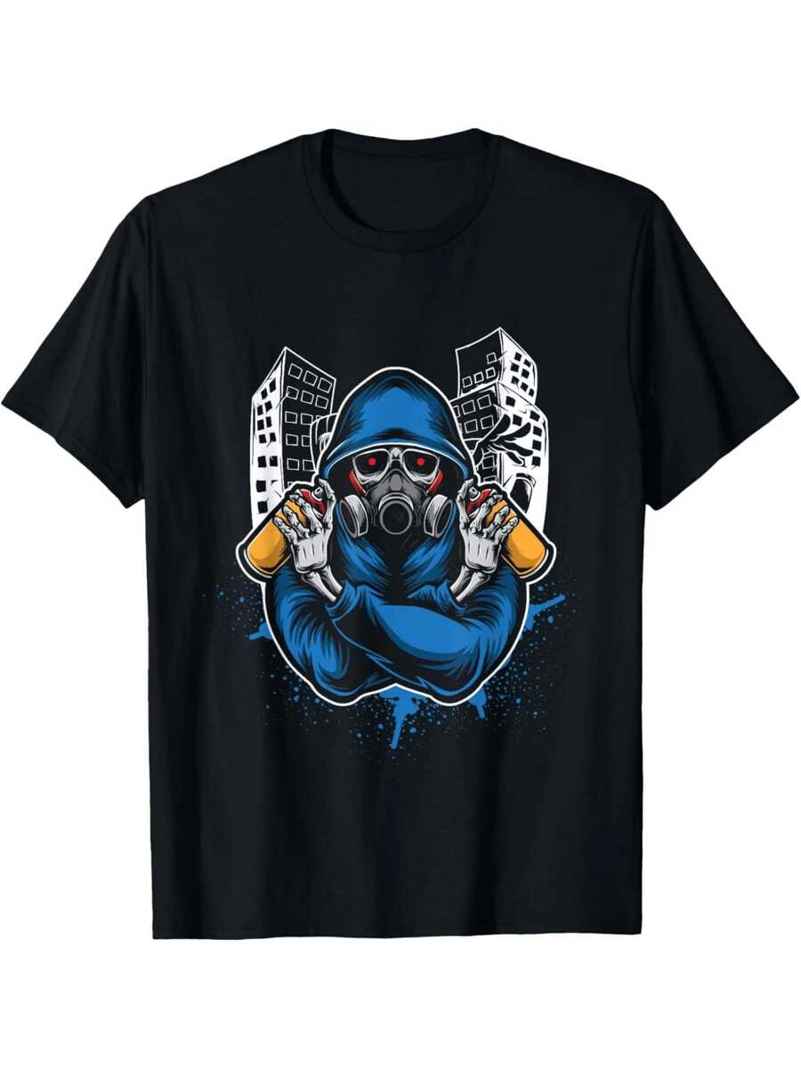 

Urban Art Men s Casual Round Neck Short Sleeve 100% Cotton TShirt Cool Digital Printed TShirt 1pcs 5XL різнокольоровий