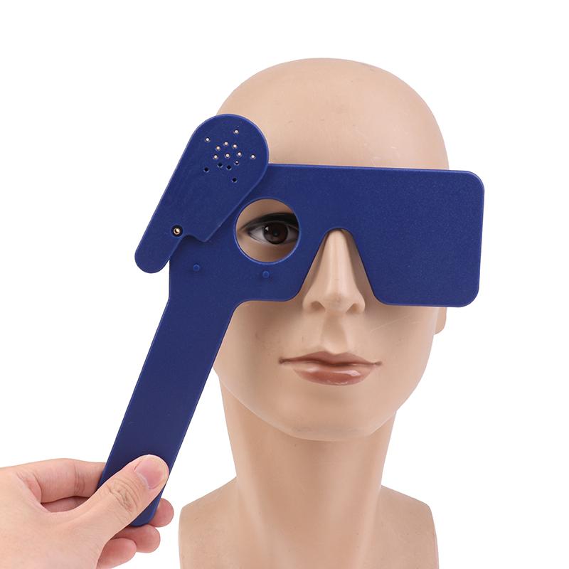 Blue Lorgnette Occluder Multi 14 Pinhole Hand Occluder Optometry Instrument Tool Sleeping Care