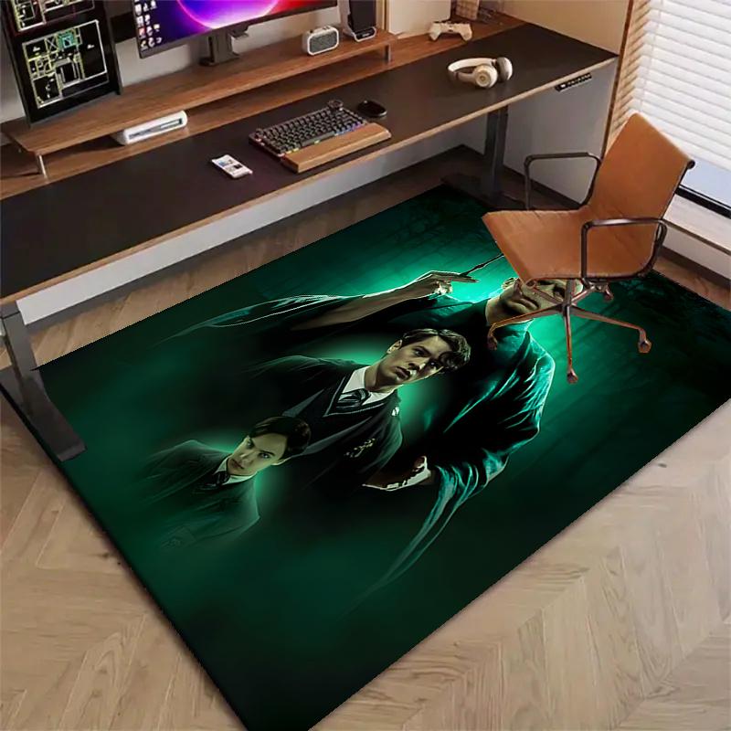 1pc Hogwarts5 Design Printed Area Rug Carpet for Bedroom Living Room Home Decor Rugs Mat Non Slip Mat Rug for Bedside