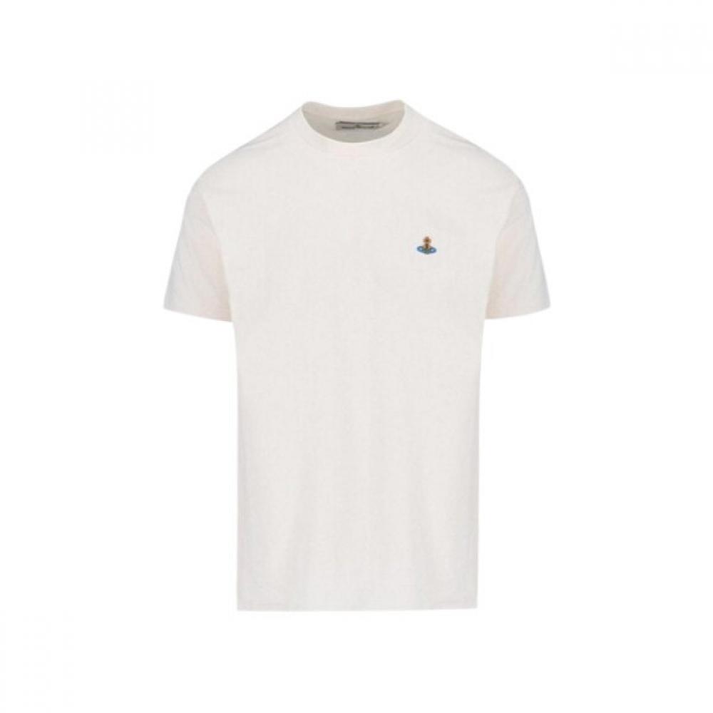 

Vivienne Westwood Classic футболка с коротким рукавом белая унисекс 3g010013 J001m A407 XS