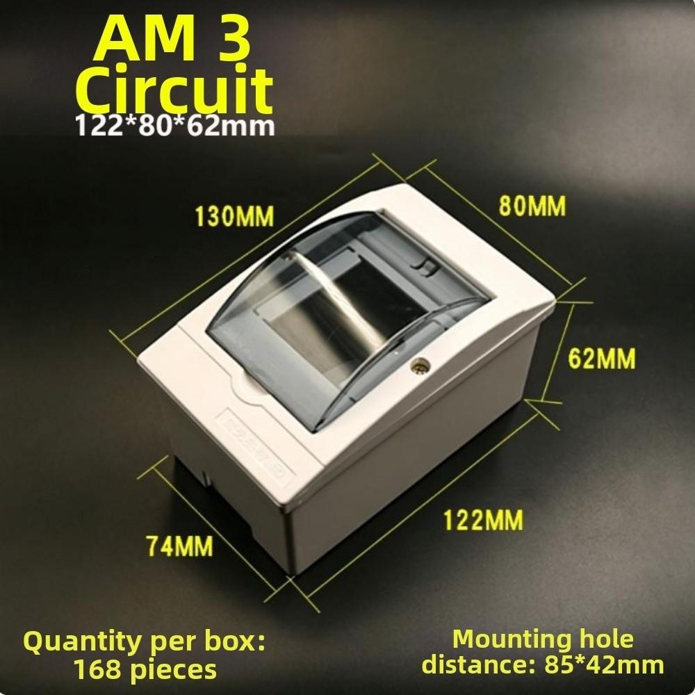 1/2/3/4/6/9/13/16 Ways Circuit Breaker Distribution Protection Box Indoor Wall Mount HT-5 Series Electric Transparent Cover Box