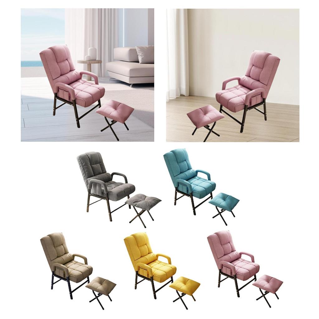 Folding Reclining Chair Adjustable Backrest Executive Chair Lazy Sofa Chair Comfortable Gaming Chair Desk Chair Office Chair