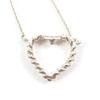 Excellent TIFFANY&Co. Necklace Heart Twist Silver 925 Women Used