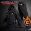 Camouflage Suit Soft Shell Assault Men's Waterproof Outdoor Velvet Work Clothes Riding Labor Protection To Keep Warm