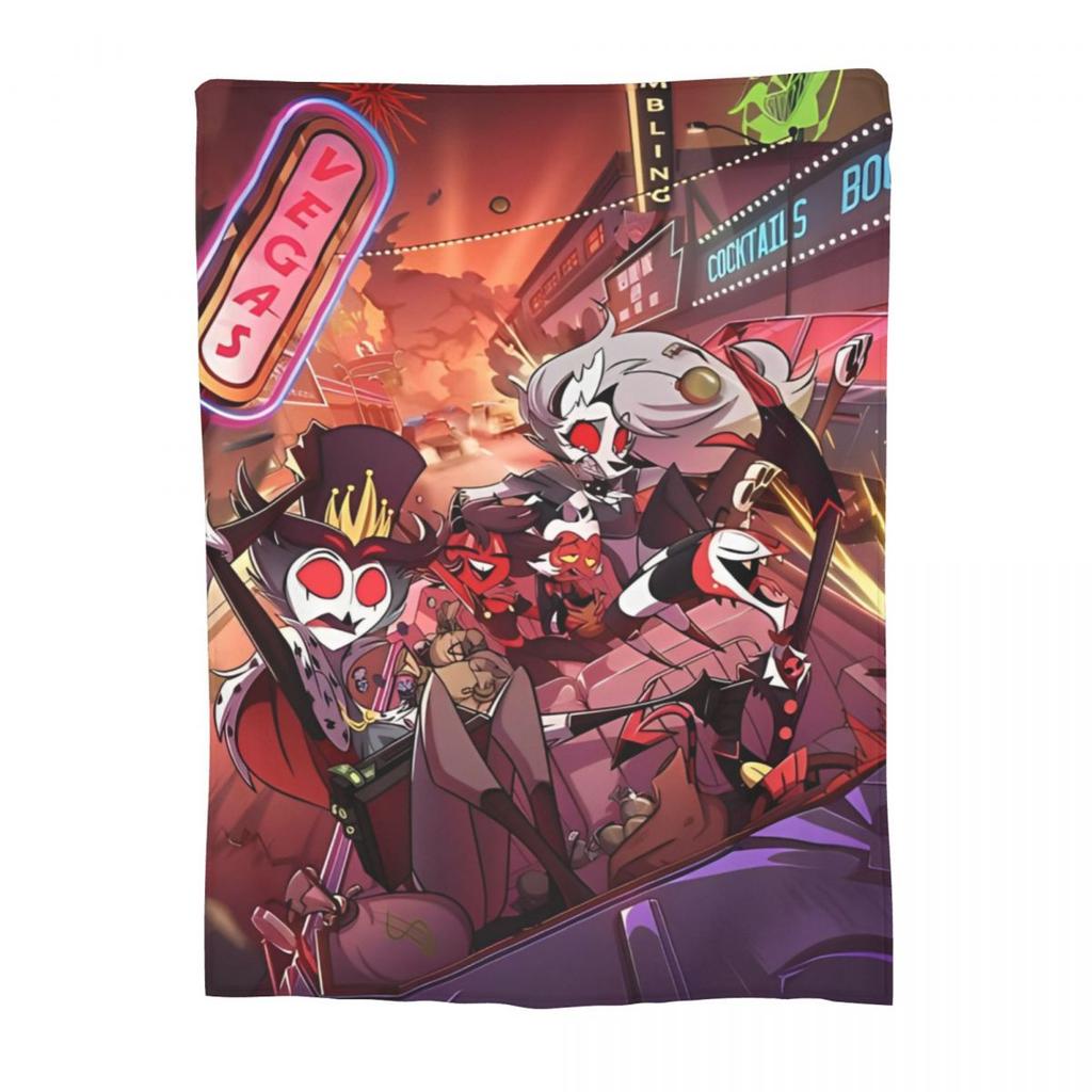 Zły Stolas H-Helluvas Boss Koc Super Miękkie Koce do Rzucania na Sofę 50x60 Cal Wielorozmiarowy Dywanik