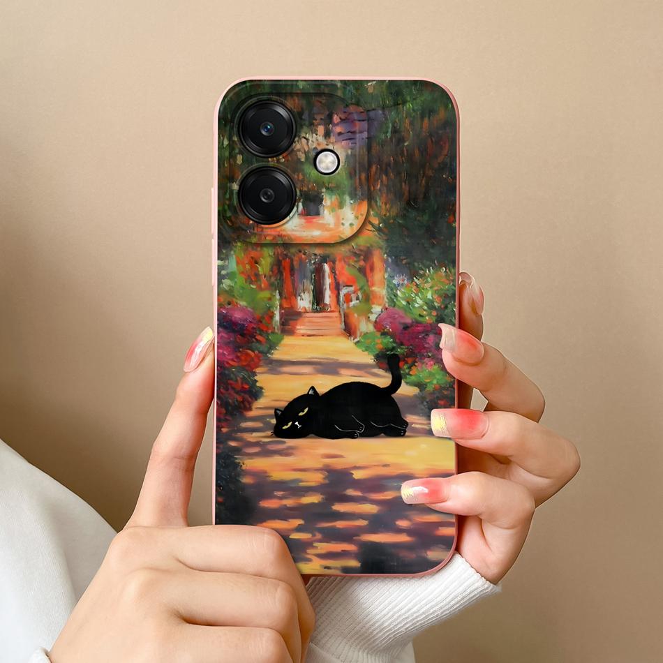 Per Oppo A3 Pro A3X A40 A80 Custodia per Telefono Creativa Protezione Completa Cover Posteriore Per Oppo A 3 OppoA3 4G 5G Morbido Silicone Liquido Fundas