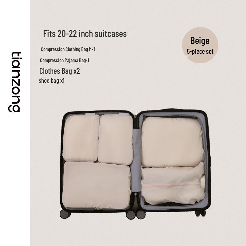 OLOMM Travel Luggage Organizer 5-Piece Set