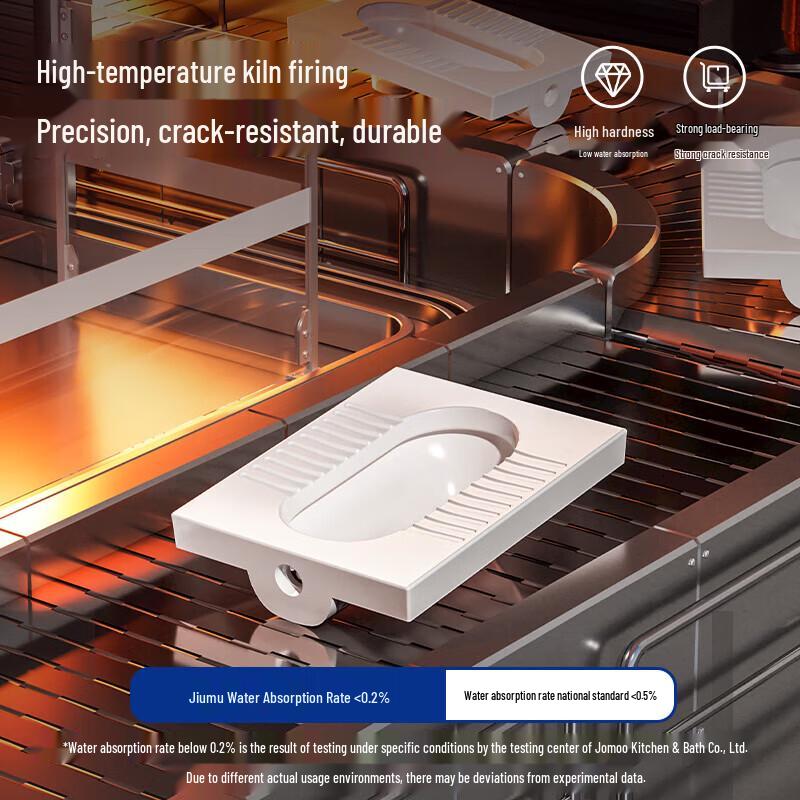 JOMOO Dual-Flush Squat Toilet with Water Tank