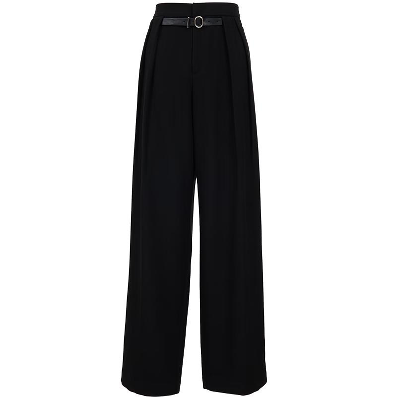 

VEROMODA Women s High-Waisted Straight-Leg Suit Pants with Detachable Belt XL