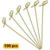 12cm 100pcs Bamboo Cocktail Sticks Pick Martini Drink Stick Picks Levo Bar Tool