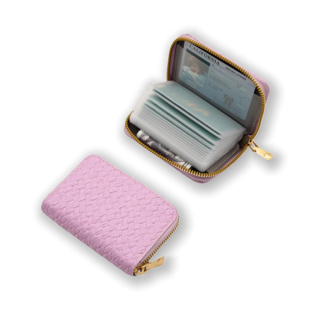 

Women s 2026 Fashion Card Holder: Ultra-Thin, Large Capacity Wallet with Multi-Card and ID Slots светло-фиолетовый