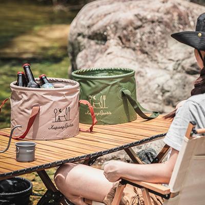 Folding Bucket for Outdoor Travel, Self Driving, Picnicking, Fishing, Camping, Vegetable Washing, Small Bucket, Large Capacity Water Tank