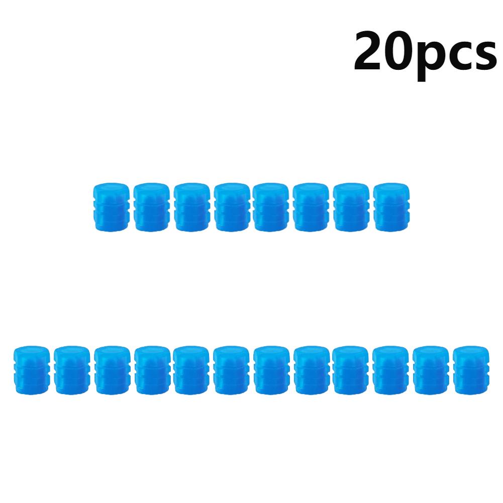4-40pcs Luminous Valve Caps Fluorescent Night Glowing Car Motorcycle Bicycle Bike Night Colorful Glowing Valve Caps Universal