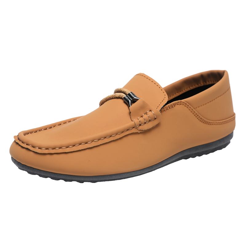 Spring and summer breathable lightweight men's casual shoes, fashionable driving work loafers, flat shoes