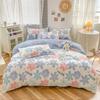 Pure Cotton Abraded Bedding Four-piece Set, Bed Sheet Quilt Cover, Dormitory Cotton Three-piece Set