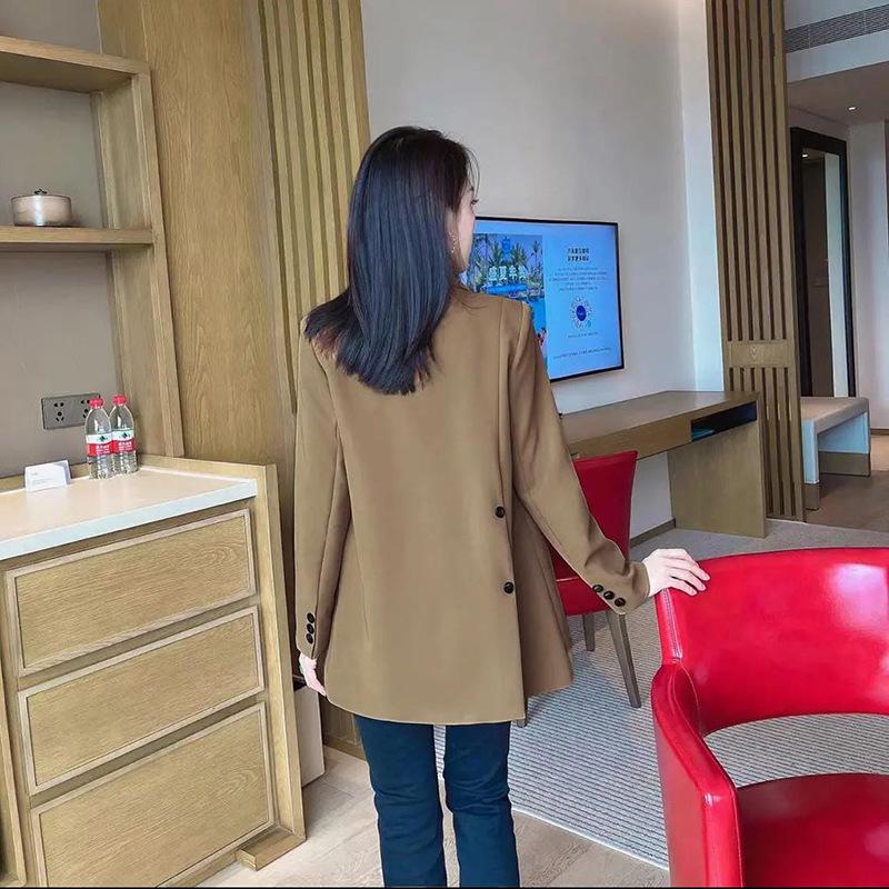 2025 Spring Korean Style Loose Petite Blazer: Trendy & Professional Women's Jacket