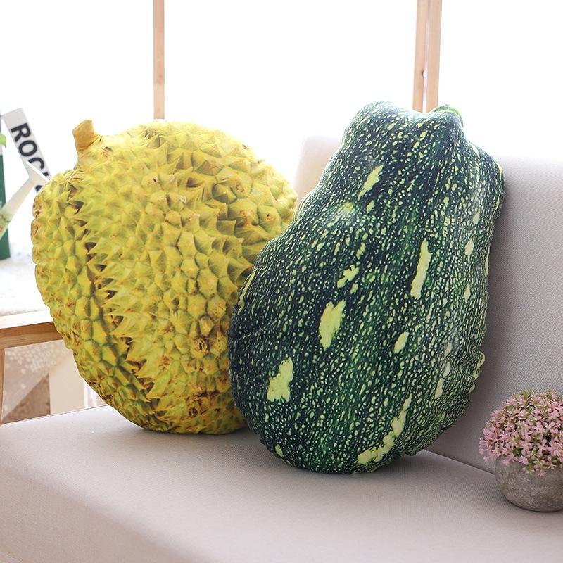 Creative Simulation Vegetable 3D Strawberry Fruit Throw Pillow Cushion Home Sofa Decoration Spoof Gift Photo Props