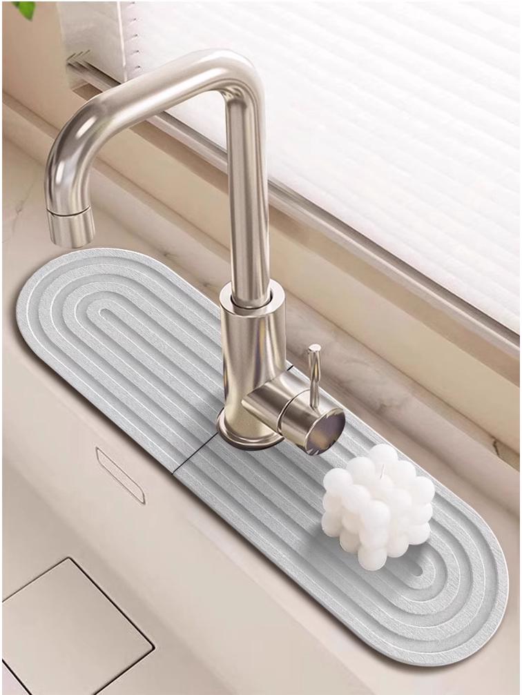 Diatomeeën Modder Absorberend Matje - Sneldrogende Kraan & Spoelbak Mat voor Keuken/Badkamer