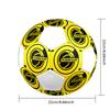 1PC Glimt Size 5 Soccer Ball PrahaIndoor Soccer Ball Colorful All Ages Machine Stitched PVC Competition Ready Durable High-Bounce