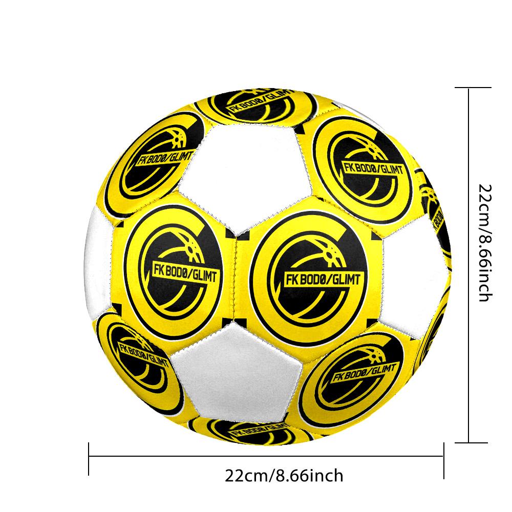 1PC Glimt Size 5 Soccer Ball PrahaIndoor Soccer Ball Colorful All Ages Machine Stitched PVC Competition Ready Durable High-Bounce