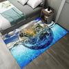 Naked Eye 3D Earth Planet Pattern Carpet For Living Room Bedroom  Door Mat Bath  Leisure  Home Decor