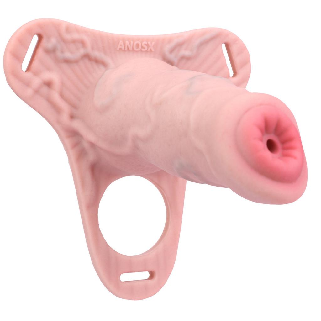 Silicone CB Lock Chastity Lock Male Penis Cage Chastity Sex Toys Cock Ring Urethral Chastity BDSM