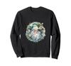 Green Christmas Santa Design Sweatshirt