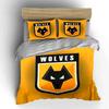 Wolf Logo with "Wolves". Bedding Sets Duvet Cover Sets Duvet Covers Pillowcases(1 * Duvet Cover 2 * Pillowcases, Without Duvet Insert)