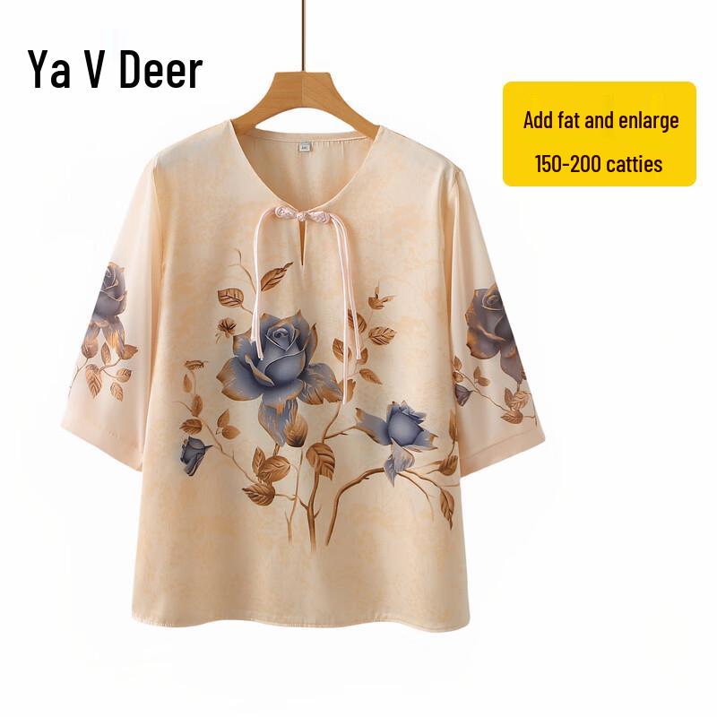 Women s Plus Size Floral Print T-Shirt 5XL
