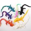 Realistic Plastic 3D Printed Lizard Gecko Figure Animal Toy Desk Decor for Home School Fidget