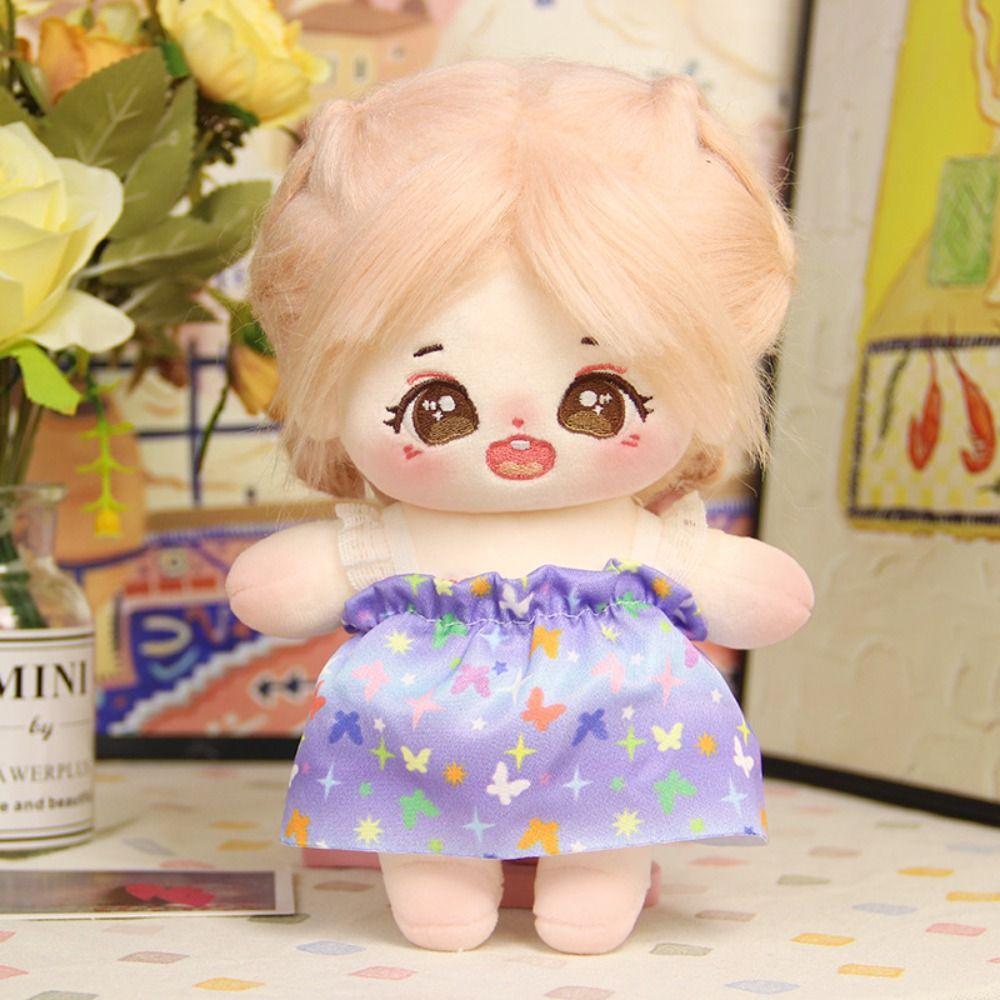 Pajama 20CM Doll Sling Dress Lolita Cotton Doll Dress  Kids Girls Toys
