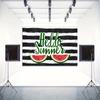 2D Watermelon "Hello Summer" Backdrop for Beach Party and Summer Themed Decor