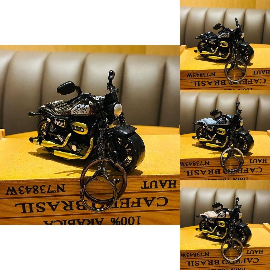 Stylish Cartoon Alloy Motorcycle Keychain Cute Accessory For School Bags And Keys