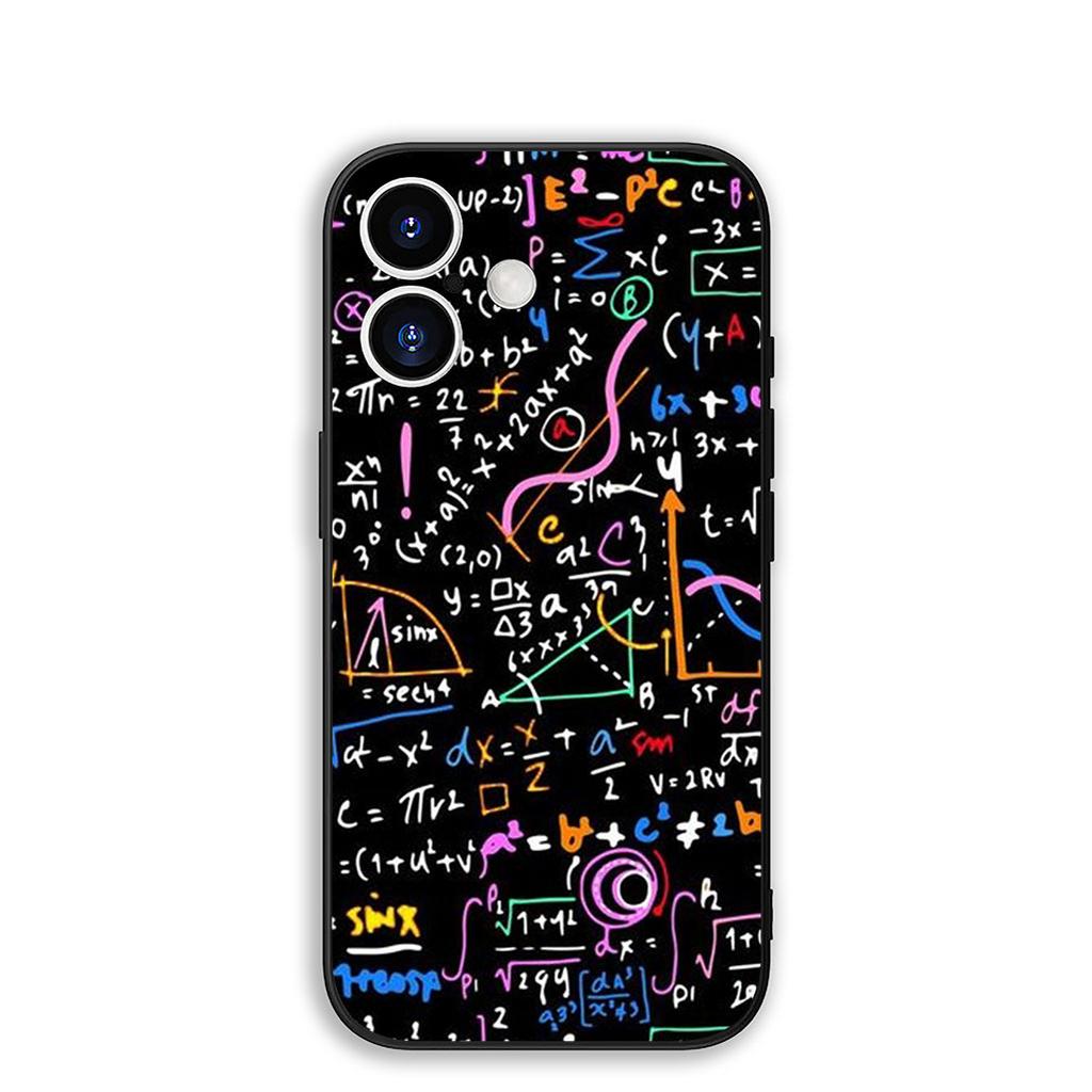 Cover for Apple iPhone 16 15 14 11 Pro Max 6 7 8 Plus + SE2 SE3 SE 2022 2020 8+ Phone Case Chemistry Science Chemical Maths