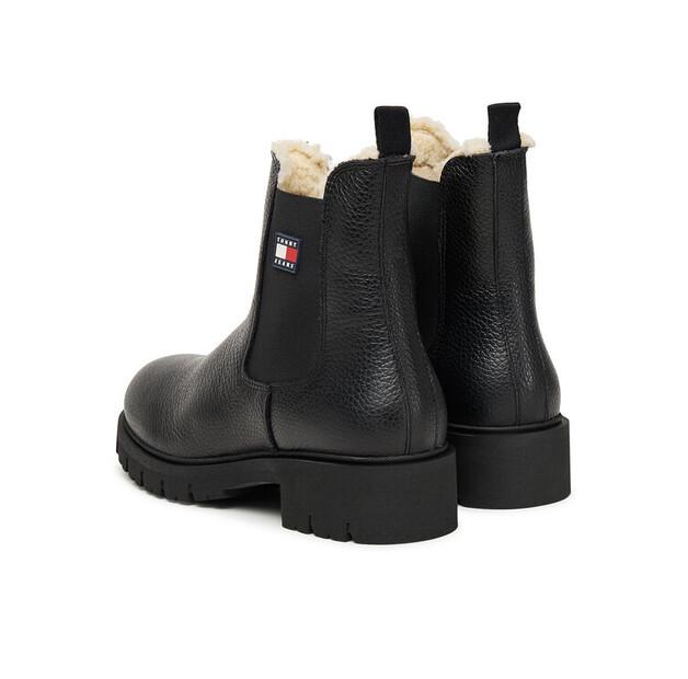 Chelsea Boots Tommy Jeans Tjw Chelsea Boot Wl EN0EN02826 Black