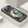 Creative Moon Patterned TPU Phone Case For Xiaomi 14T Pro 13T Pro Shockproof Soft Silicone Back Cover Fundas For Xiaomi 14T 13T